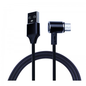 KPS-9221CB Conector pentru ureche tip pânză de 90 de grade Cablu USB Braid