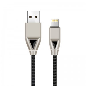 KPS-8449CB Cablu USB din nylon -diamond tip-c / iluminat / micro